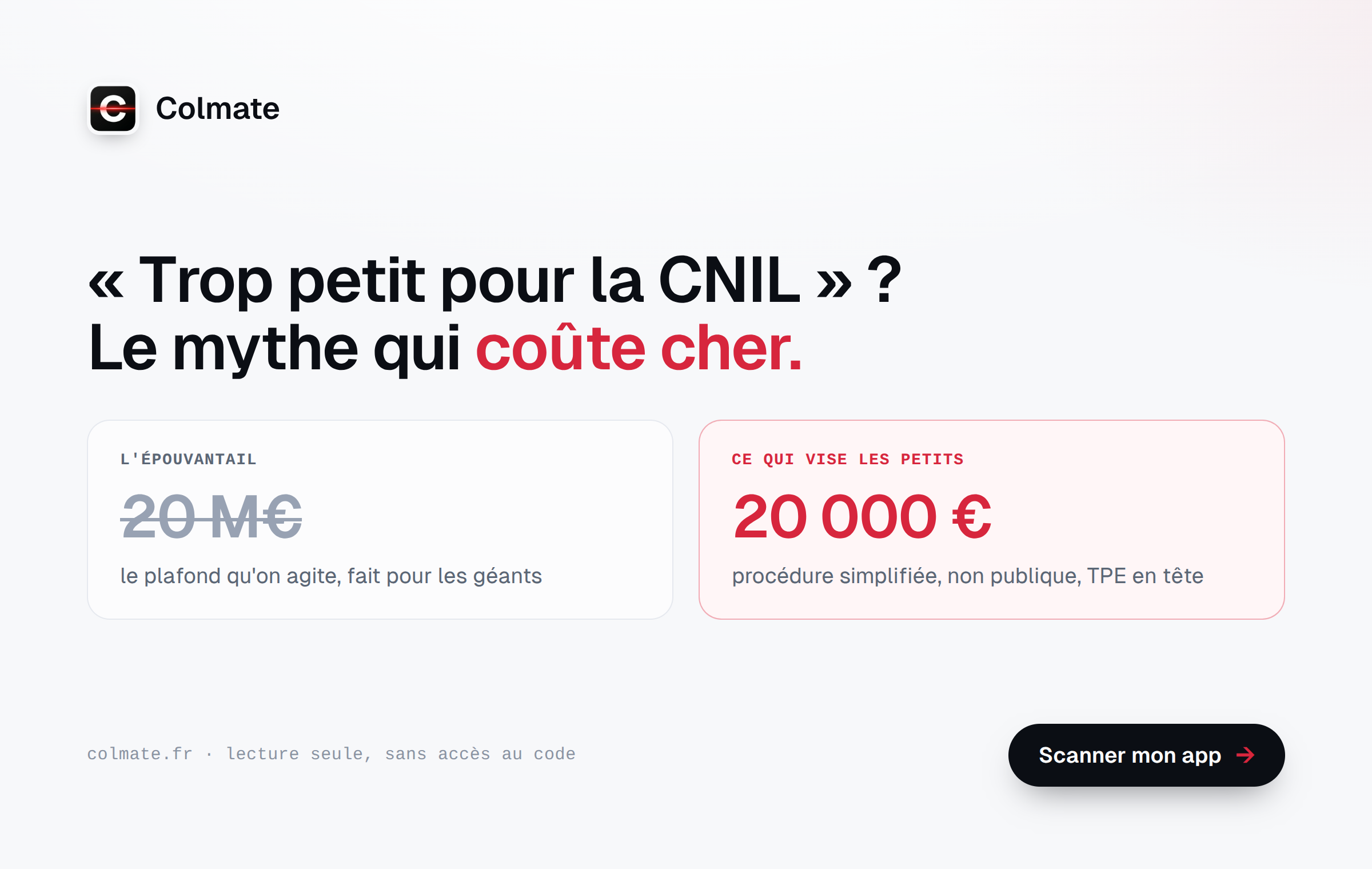 Amende CNIL : une petite app peut-elle vraiment être sanctionnée ?